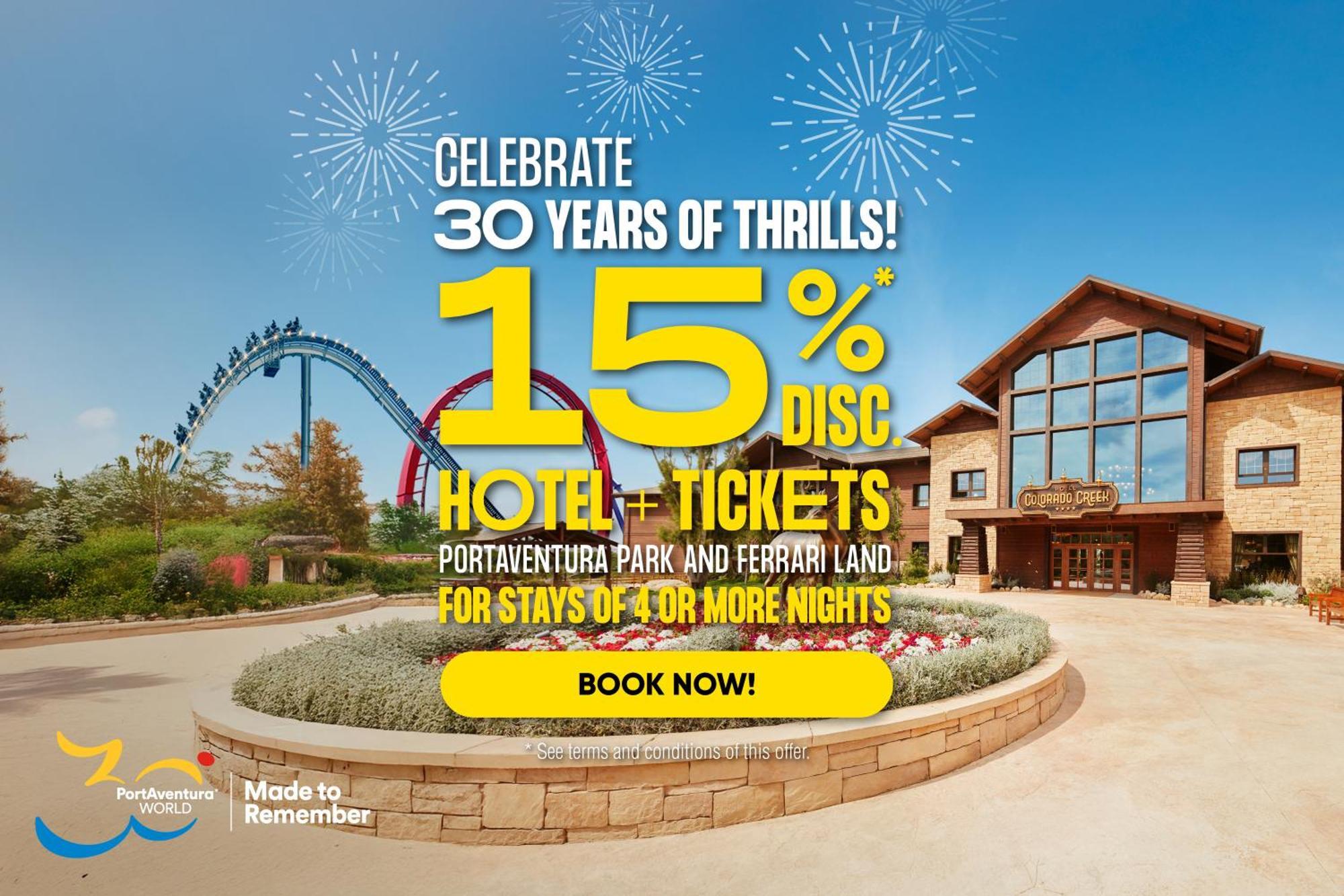 Hotel Portaventura Colorado Creek - Includes Unlimited Access To Portaventura Park & 1 Access To Ferrari Land 4*