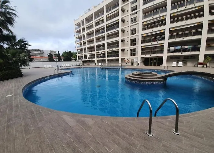 Centro De Salou-2 Minutos De La Playa-Wifi-Piscina