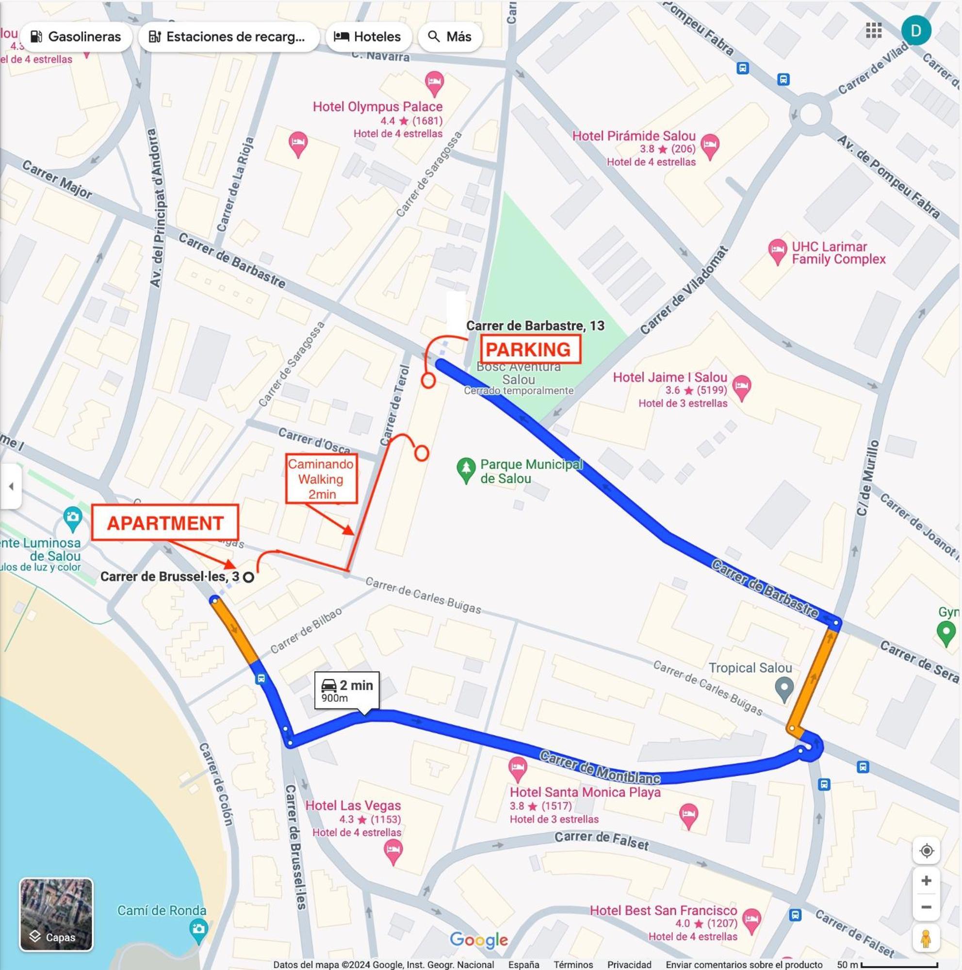 1 Linea De Playa + Parking! Apartment *